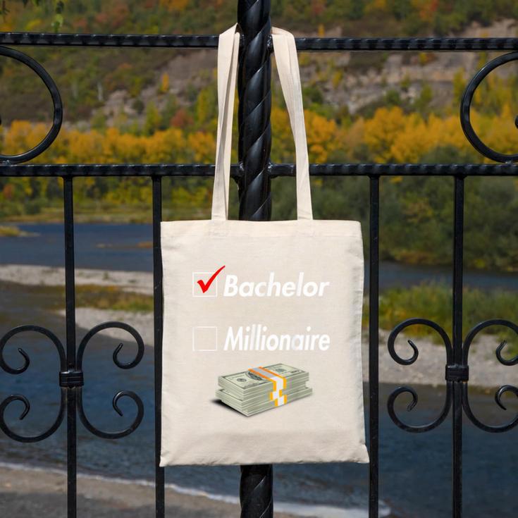 Bachelor Graduation Canvas Tote Bag
