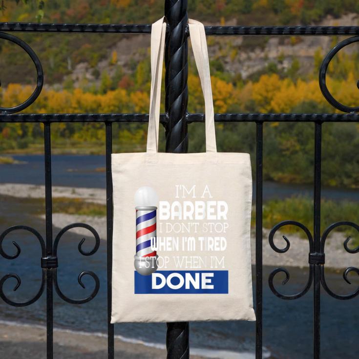 Barber Stylist Barber College Graduation Canvas Tote Bag