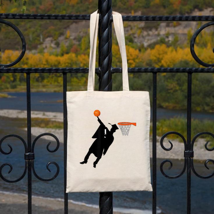 Basketball Slam Dunk Elementary Graduation 2025 6th Grade Canvas Tote Bag