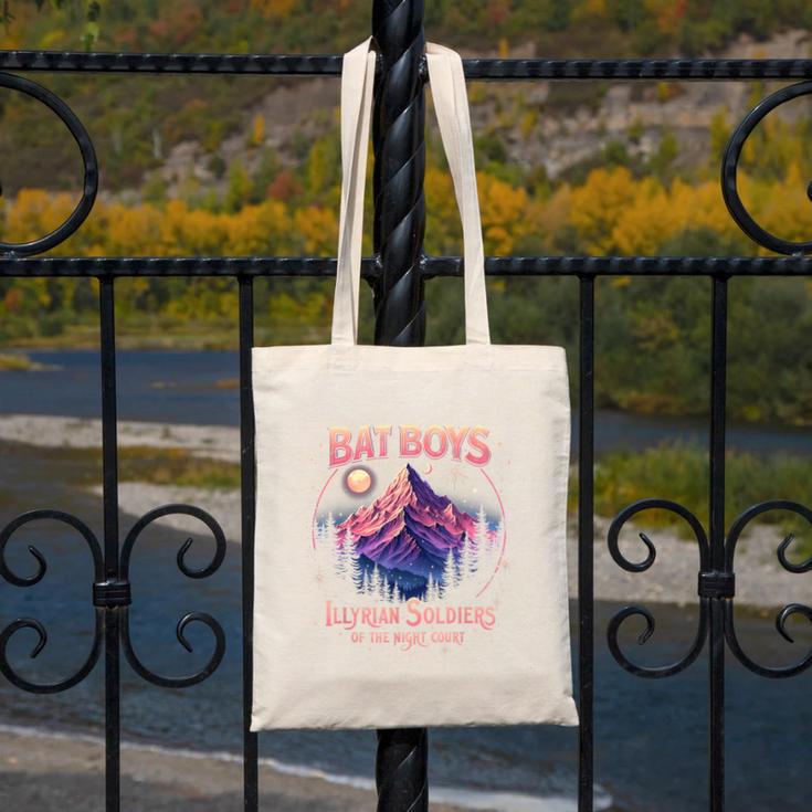 Bat Boys Night Court Mountain Nesta Bookworm ACOSF Bookish Canvas Tote Bag
