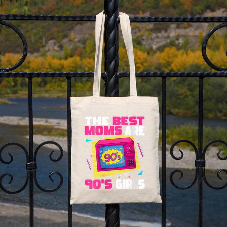 The Best Moms Are 90s Girls 90s Aesthetic Mom Nostalgia Canvas Tote Bag The Best Moms Are 90s Girls 90s Aesthetic Mom Nostalgia Canvas Tote Bag