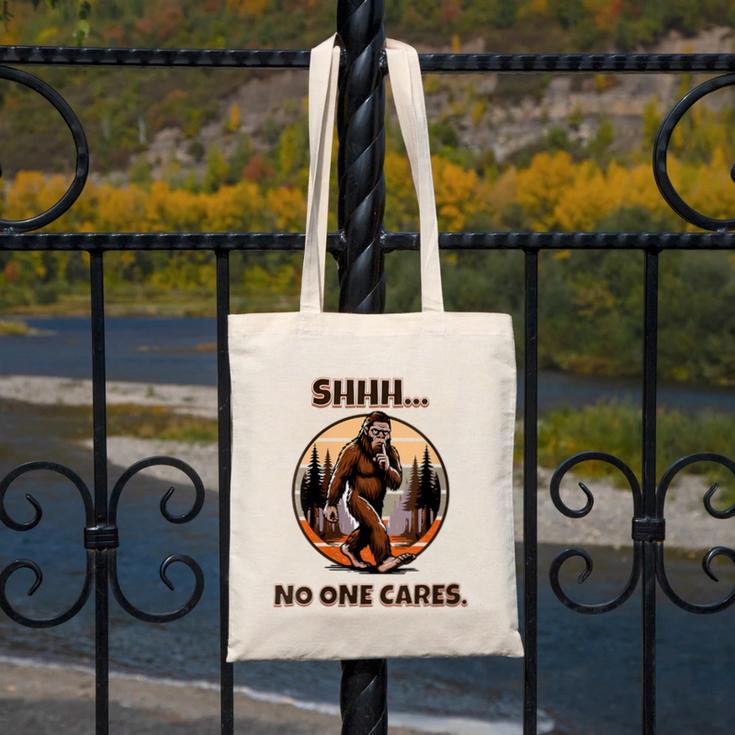 Bigfoot Sasquatch Lover Introvert Antisocial Humor Canvas Tote Bag