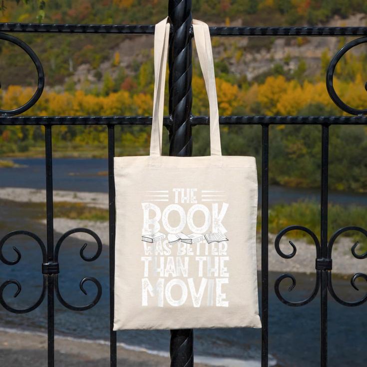 The Book Was Better Than The Movie Canvas Tote Bag The Book Was Better Than The Movie Canvas Tote Bag