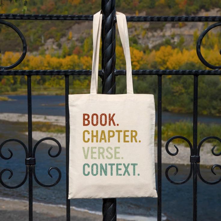 Book Chapter Verse Christian Bible Reformed Theology Canvas Tote Bag Book Chapter Verse Christian Bible Reformed Theology Canvas Tote Bag
