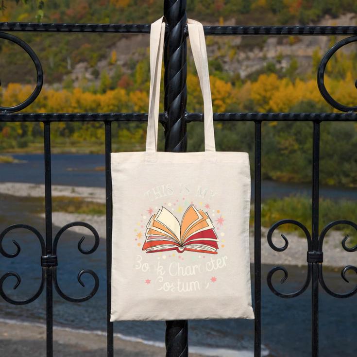 This Is My Book Character Costume Canvas Tote Bag This Is My Book Character Costume Canvas Tote Bag