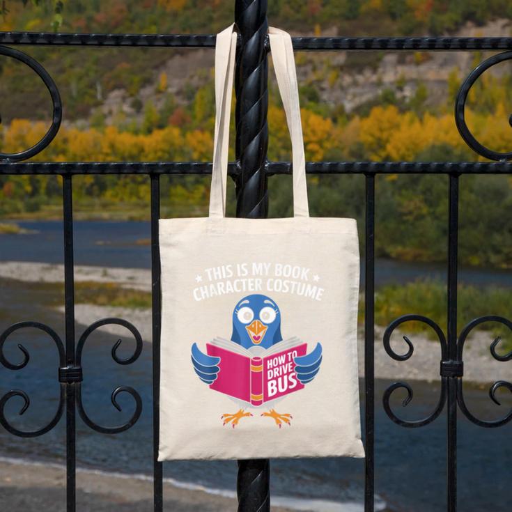This Is My Book Character Costume Cute Pigeon Kids Reading Canvas Tote Bag This Is My Book Character Costume Cute Pigeon Kids Reading Canvas Tote Bag