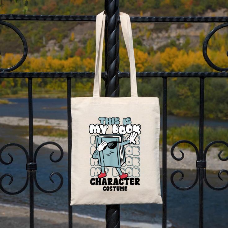 This Is My Book Character Costume Reading Book Lover Canvas Tote Bag