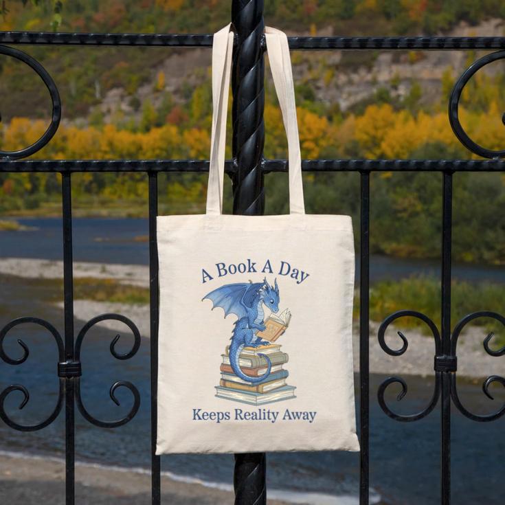 A Book A Day Keeps Reality Away Premium Tri-Blend Canvas Tote Bag A Book A Day Keeps Reality Away Premium Tri-Blend Canvas Tote Bag