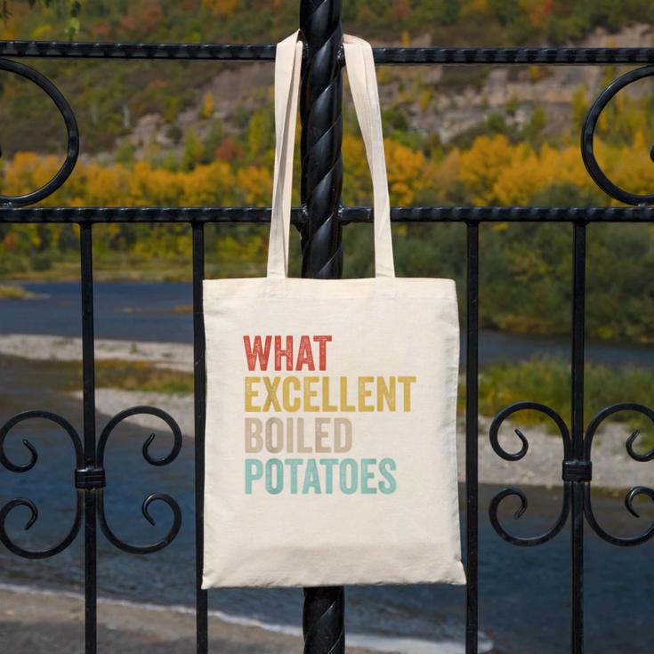 Book Lover Austen Literature What Excellent Boiled Potatoes Canvas Tote Bag