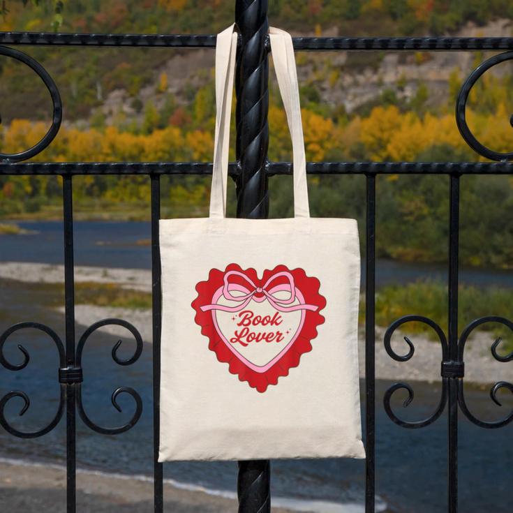 Book Lover Canvas Tote Bag Book Lover Canvas Tote Bag