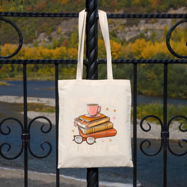 Book Reading Kafee Librarian Vele Books And Little Time Canvas Tote Bag