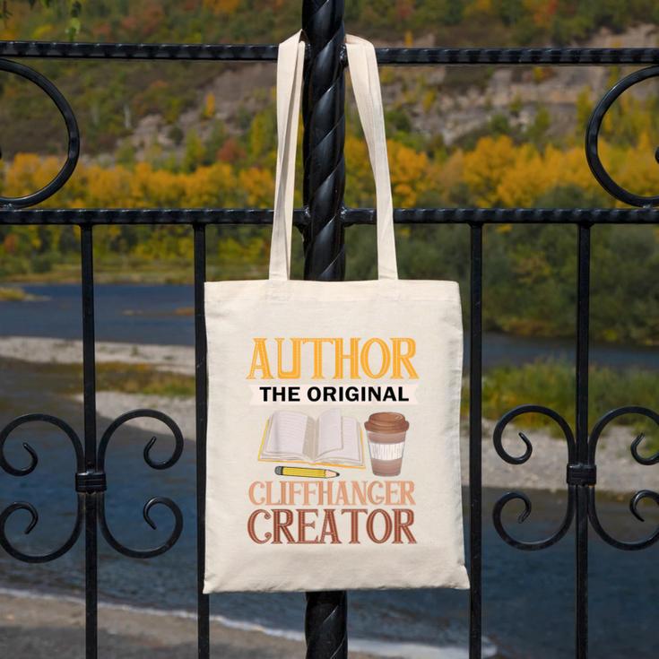 Book Writer Cliffhanger Creator Author Book Writing Novelist Canvas Tote Bag