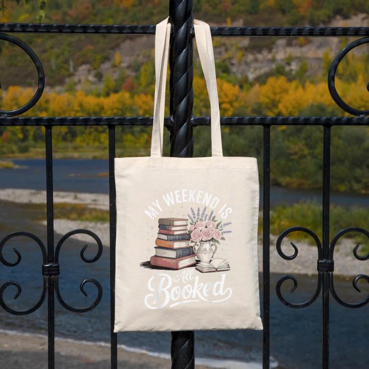 My Weekend Is All Booked Canvas Tote Bag