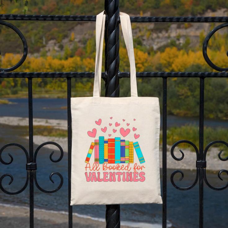 All Booked For Valentines Book Lover Valentine's Day Canvas Tote Bag All Booked For Valentines Book Lover Valentine's Day Canvas Tote Bag