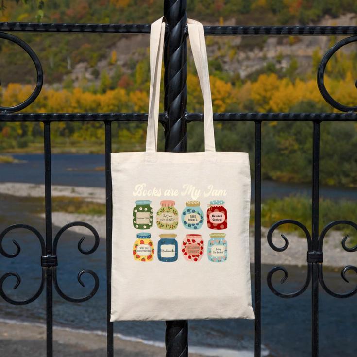 Books Are My Jam Shirt Book Lover Reader Reading Teacher Canvas Tote Bag Books Are My Jam Shirt Book Lover Reader Reading Teacher Canvas Tote Bag