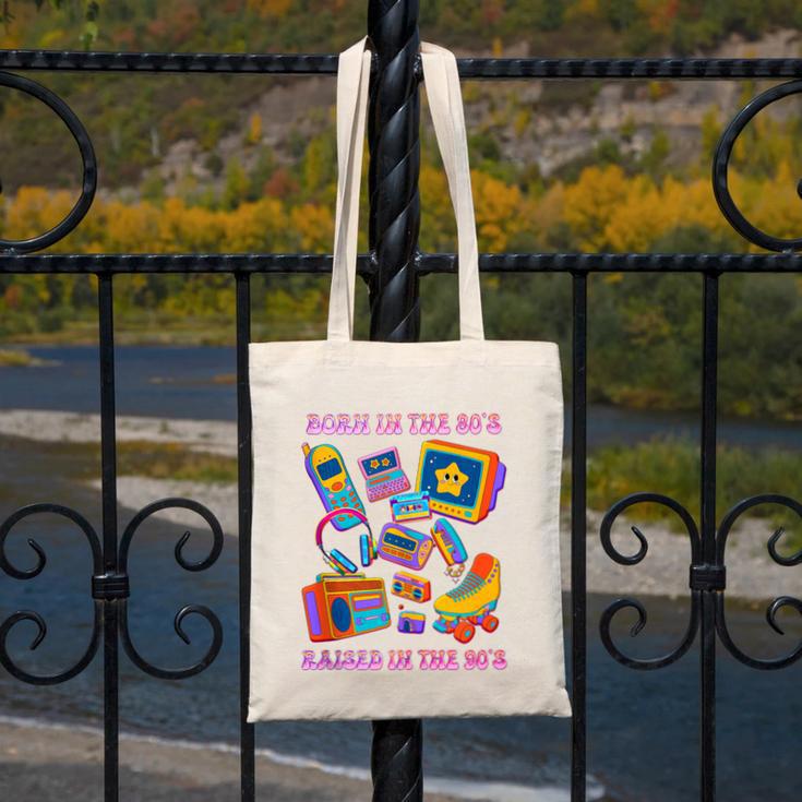 Born In The 80s Raised In The 90s Nostalgia Retro Memories Canvas Tote Bag Born In The 80s Raised In The 90s Nostalgia Retro Memories Canvas Tote Bag