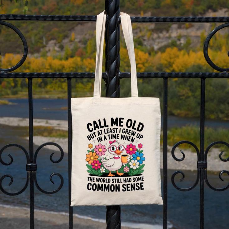 Call Me Old Seniors Nostalgia Retro Humor Casual Canvas Tote Bag Call Me Old Seniors Nostalgia Retro Humor Casual Canvas Tote Bag