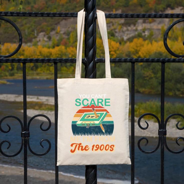 You Can't Scare Me I'm From The 1900s Retro Vintage Premium Tri-Blend Canvas Tote Bag You Can't Scare Me I'm From The 1900s Retro Vintage Premium Tri-Blend Canvas Tote Bag