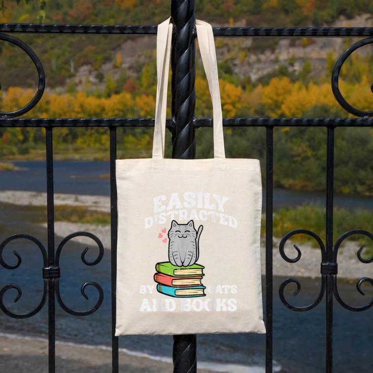 Cats And Books Read Reading Librarian Book Across America Canvas Tote Bag