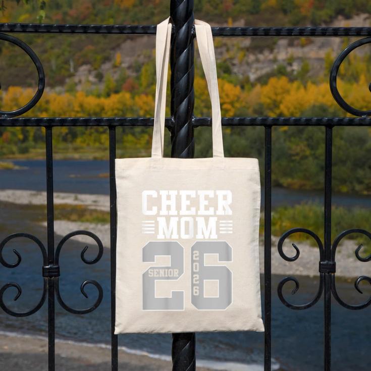Cheer Mom Senior 2026 Cheerleaders Graduation Mother Canvas Tote Bag