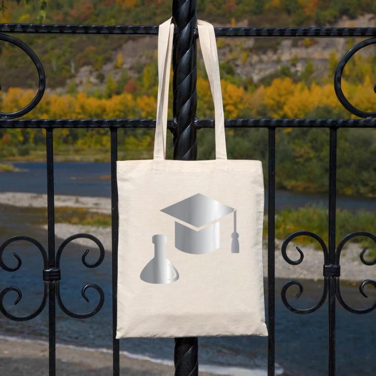 Chemistry Science Degree Graduation Canvas Tote Bag