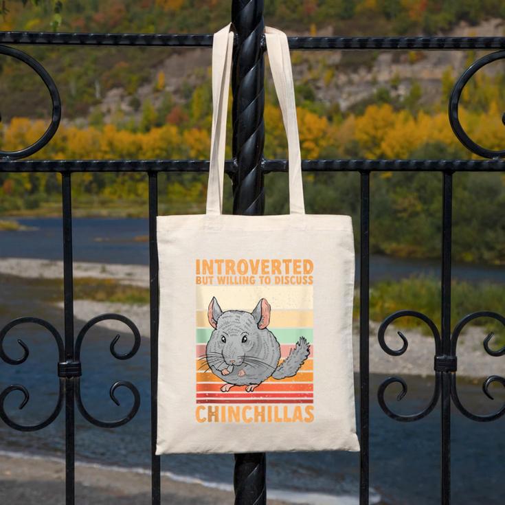 Chinchilla Owner Introvert Chinchilla Canvas Tote Bag Chinchilla Owner Introvert Chinchilla Canvas Tote Bag