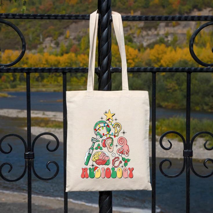 Christmas Audiology Tree Audiology Student Graduation Canvas Tote Bag