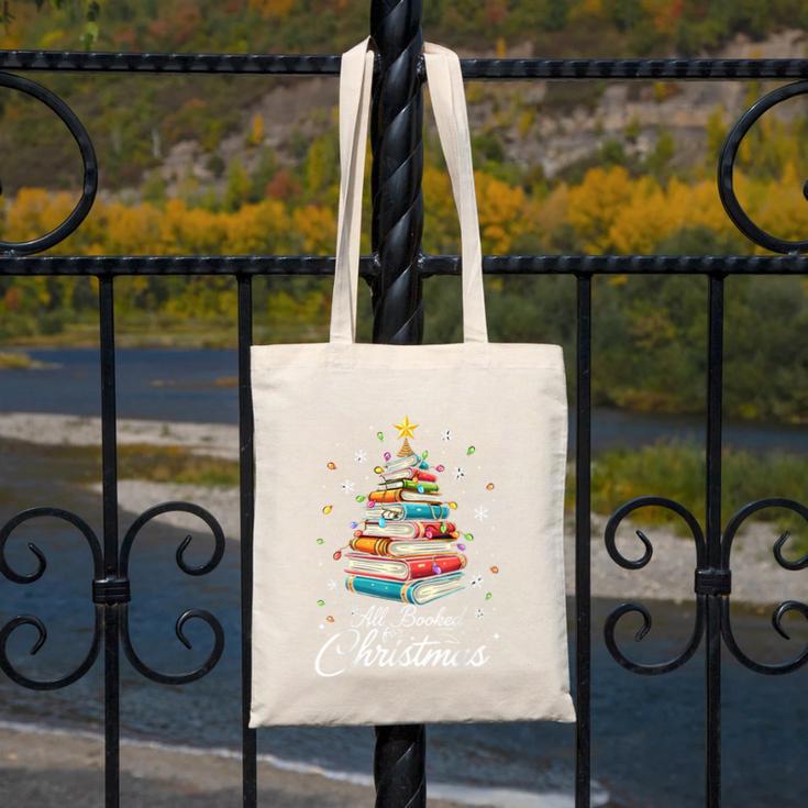 Christmas Book Tree Shirt Book Lover Librarian All Booked For Christmas Women's Christmas Book Lover Librarian Canvas Tote Bag Christmas Book Tree Shirt Book Lover Librarian All Booked For Christmas Women's Christmas Book Lover Librarian Canvas Tote Bag