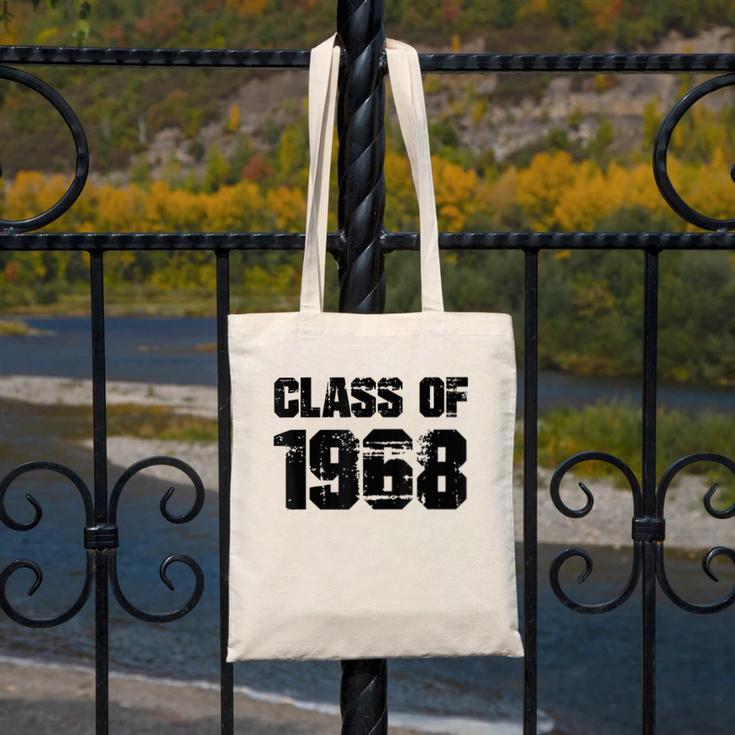 Class Of 1968 High School College Graduation Reunion Canvas Tote Bag