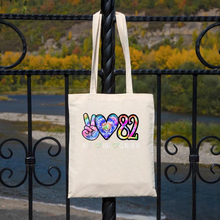 Class Of 1982 Shirt Tie Dye Senior Graduation Class Reunion Canvas Tote Bag