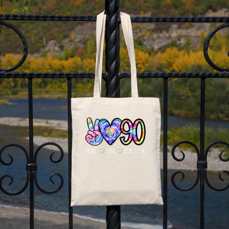 Class Of 1990 Shirt Tie Dye Senior Graduation Class Reunion Canvas Tote Bag