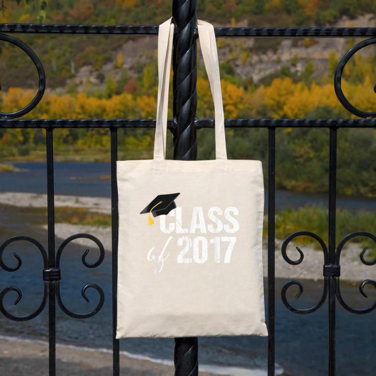 Class Of 2017 Senior Graduation Canvas Tote Bag
