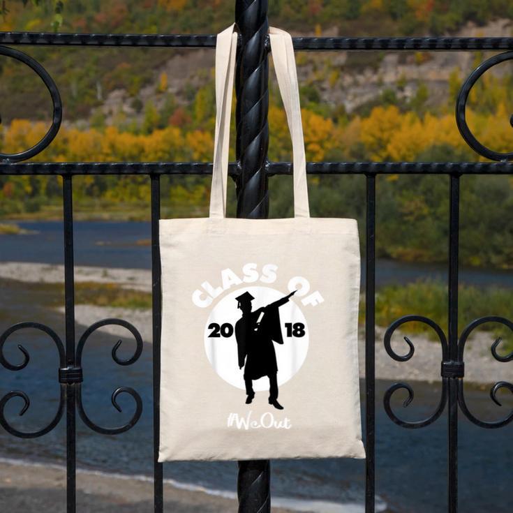 Class Of 2018 Dabbing Graduations Shirt-High School Grad Tee Canvas Tote Bag