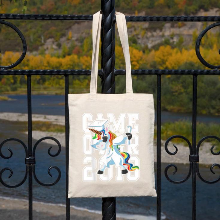 Class Of 2018 Graduation Dabbing Unicorn Shirt Canvas Tote Bag