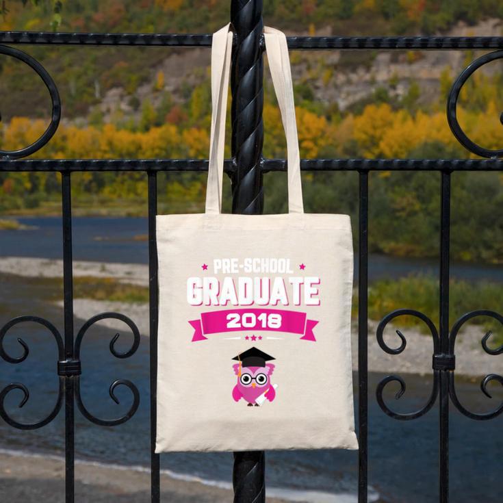 Class Of 2018 Preschool Graduation Girls Pre K Canvas Tote Bag