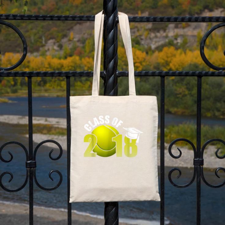 Class Of 2018 Shirts Graduation Senior Tennis Shirt Canvas Tote Bag