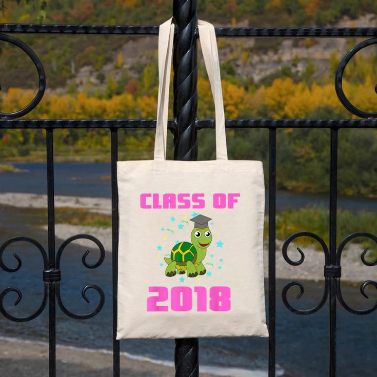 Class Of 2018 Turtle Shirt Graduation Kids Canvas Tote Bag
