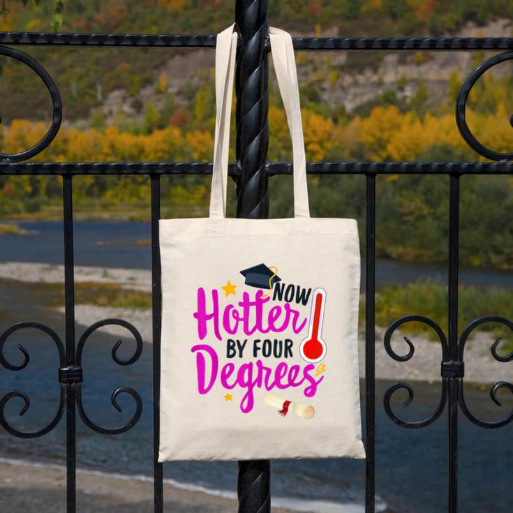 Class Of 2022 Four Degrees Hotter Graduation Day Master Grad Canvas Tote Bag