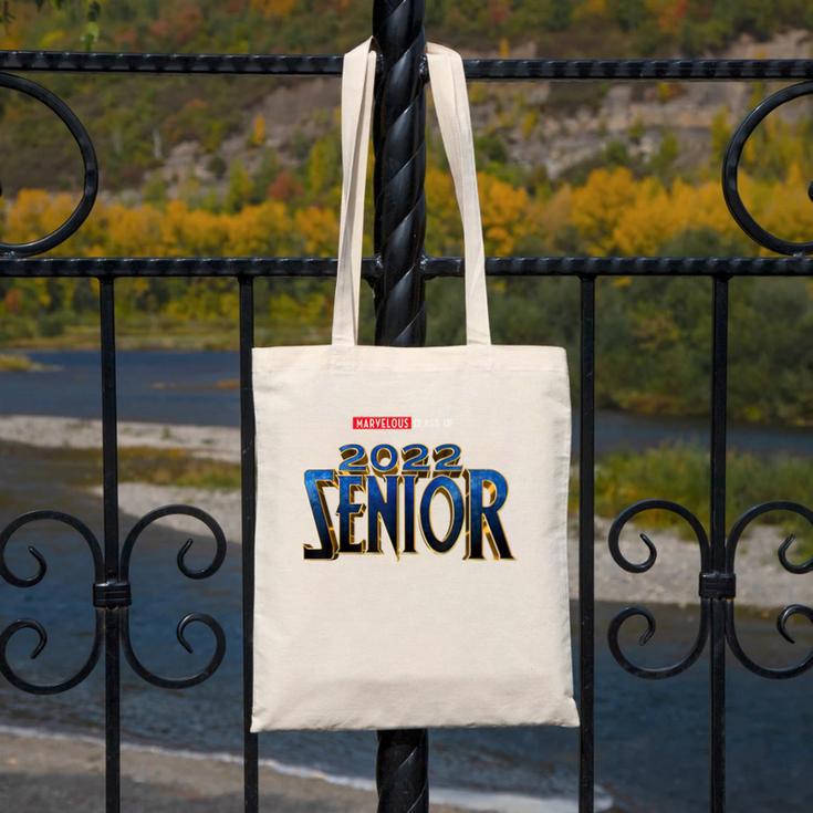 Class Of 2022 Senior Retro Movie Marvelous Graduation Grad Canvas Tote Bag