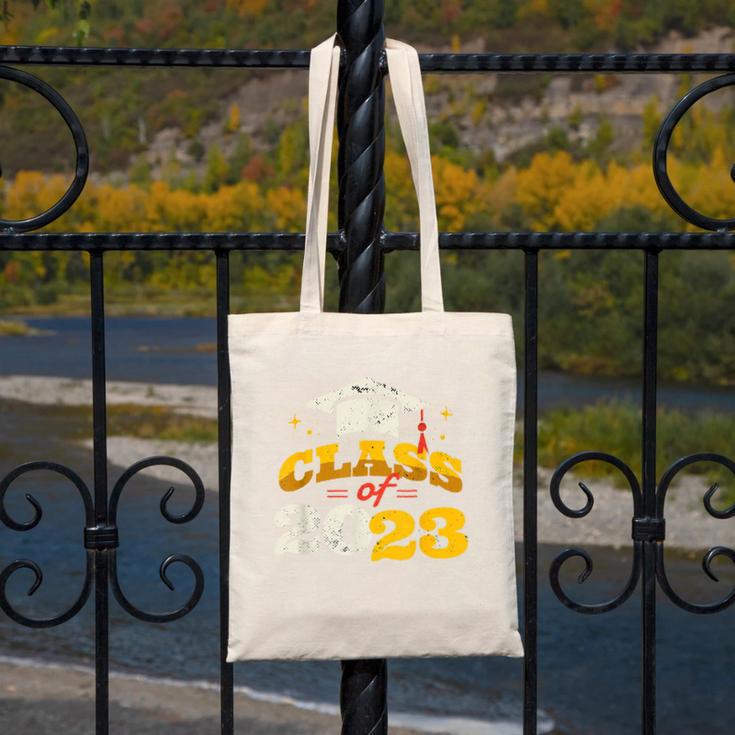 Class Of 2023 School Graduation Vintage Retro Class Of 2023 Canvas Tote Bag