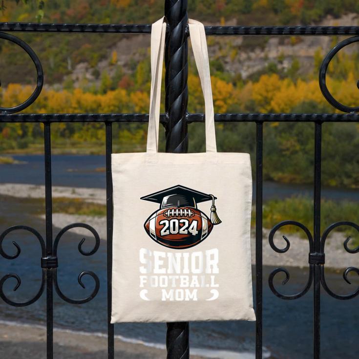 Class Of 2024 Graduation Senior Football Mom 2024 Canvas Tote Bag