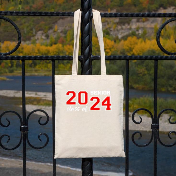 Class Of 2024 Senior Year Boys Girls School Graduation Canvas Tote Bag