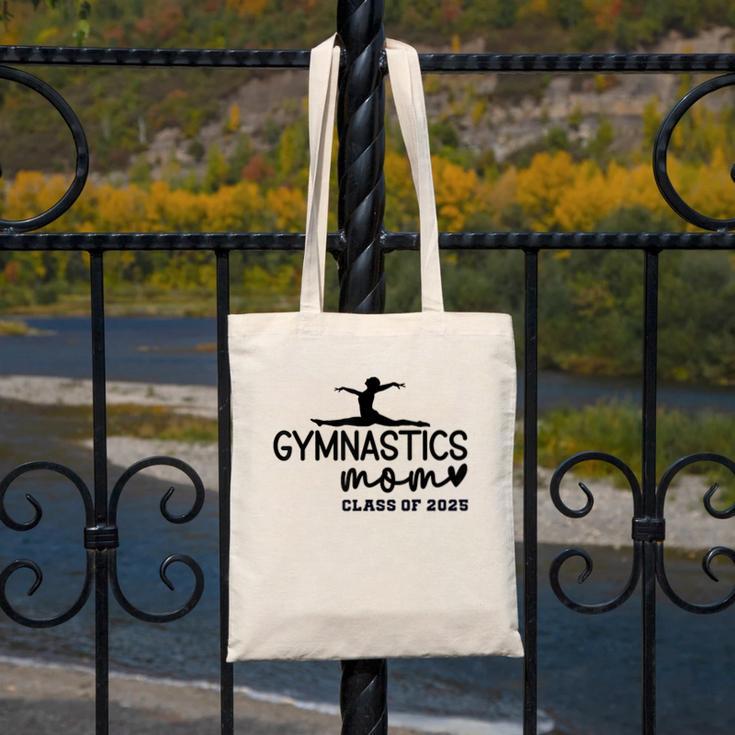 Class Of 2025 Gymnastics Mom Senior Gymnast Graduation Canvas Tote Bag