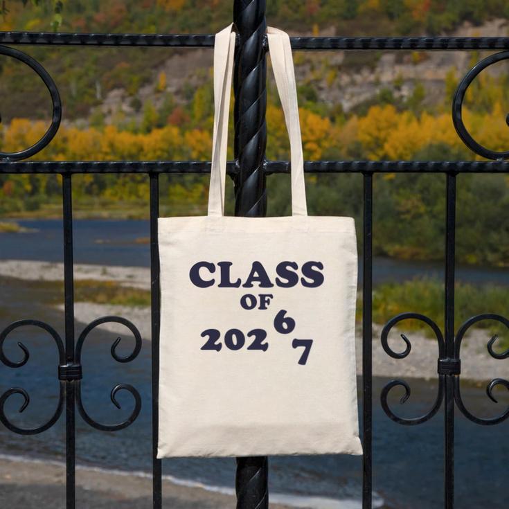 Class Of 2026 Graduation So Done Grade Middle High School Canvas Tote Bag