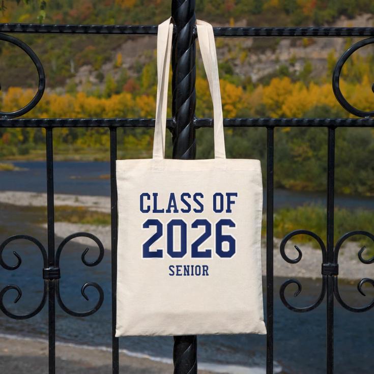 Class Of 2026 Senior Graduation High School College Grad Canvas Tote Bag