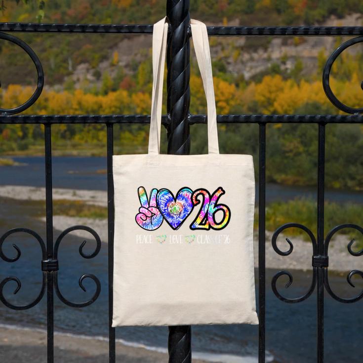 Class Of 2026 Shirt Tie Dye Senior Graduation Class Reunion Canvas Tote Bag