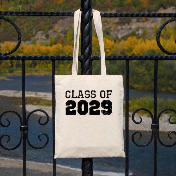 Class Of 2029 Future Graduation Vintage T-Shirt Canvas Tote Bag