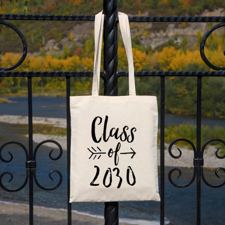 Class Of 2030 Graduation Kindergarten Seniors Canvas Tote Bag