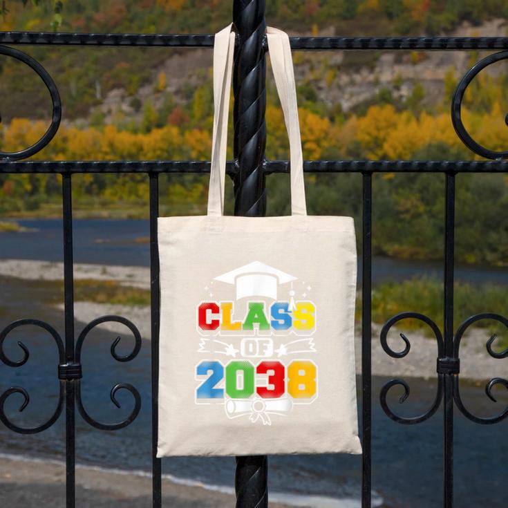 Class Of 2038 First Day Of School & Graduation 2038 Canvas Tote Bag