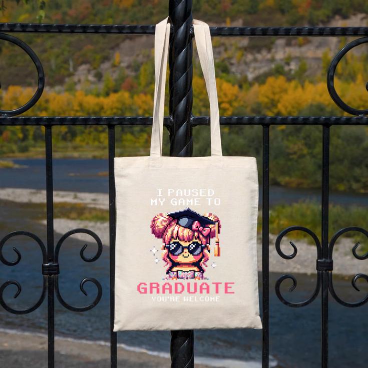 Classic I'm From The 1900s Retro Games Graduating Girl Premium Canvas Tote Bag